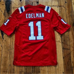 Nike Julian Edelman Adult Small LI Superbowl Jersey